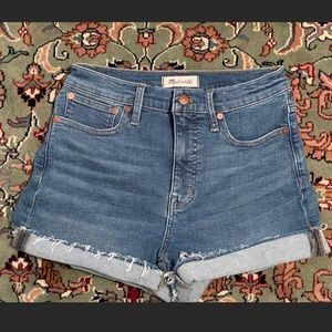 Madewell High Rise Denim Shorts